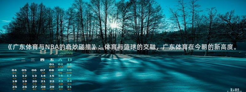 柠檬直播间现场直播：《广东体育与NBA的奇妙碰撞》：体育与篮球的交融，广东体育在今朝的新高度。